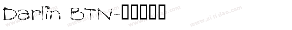 Darlin BTN字体转换